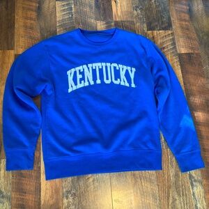 Vintage University Of Kentucky Sweatshirt Crewneck Sweater Blue Size Medium